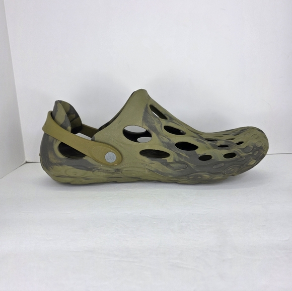 Merrell Hydro Moc Olive Drab Water Shoe Camo Green Croc Sandal Men’s Size 12 main image 5